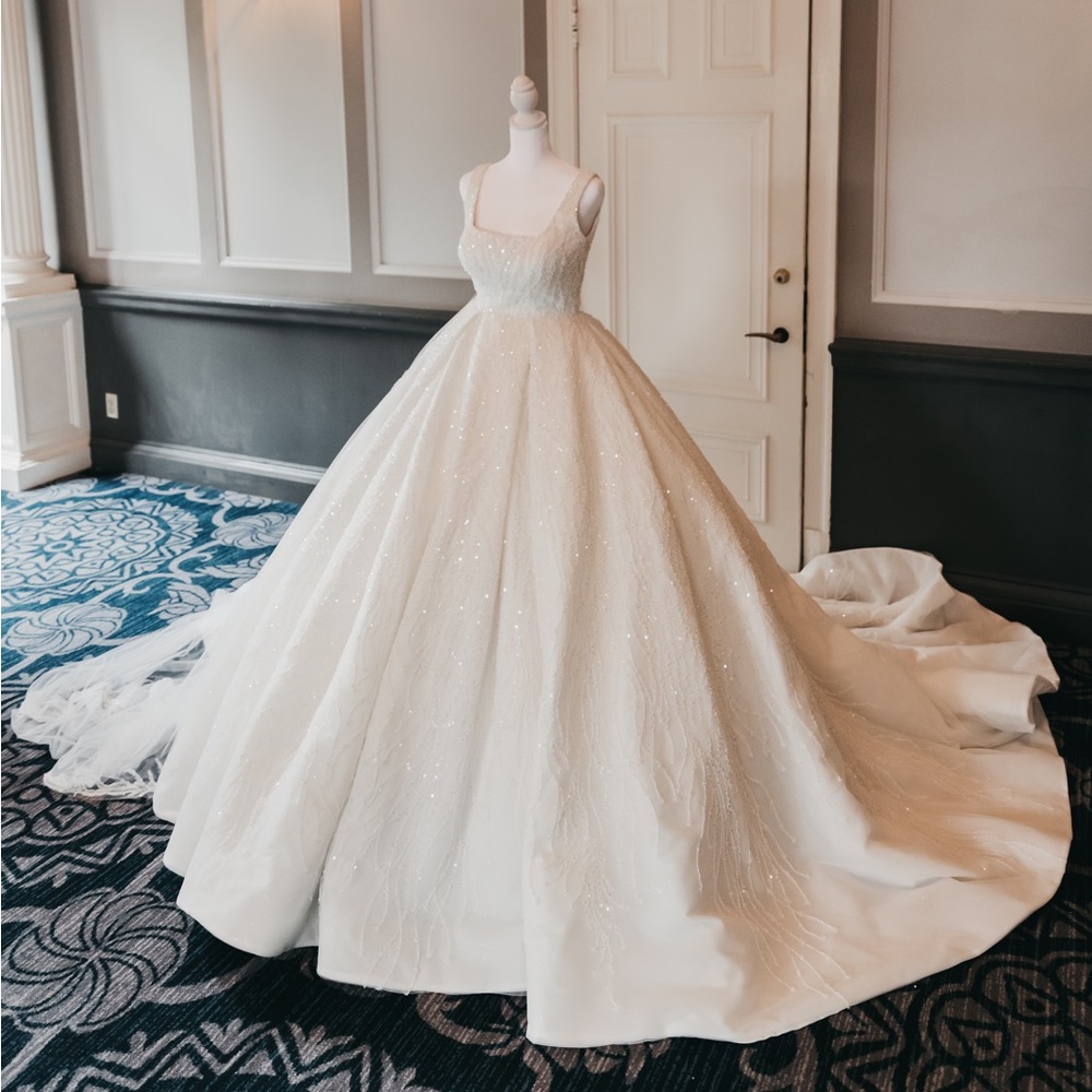 Custom Hand Made Wedding Dress